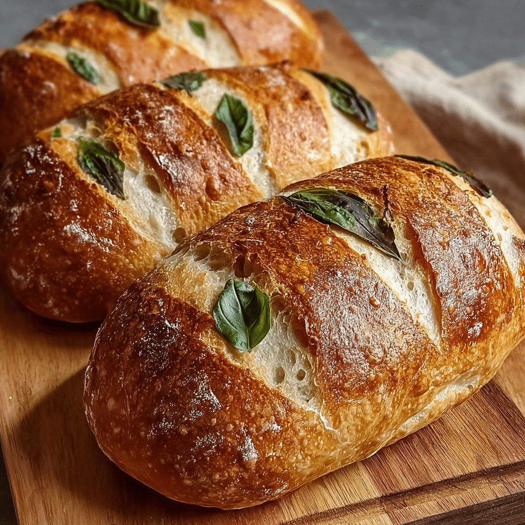 Crusty Italian Bread Recipe - Recipe Image