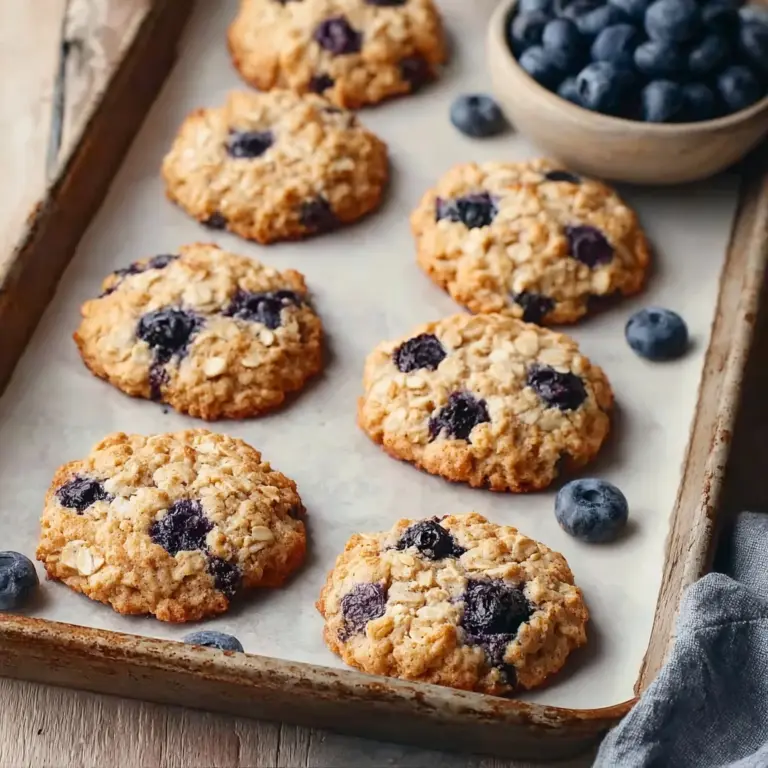 Chewy Blueberry Oatmeal Cookies Recipe
