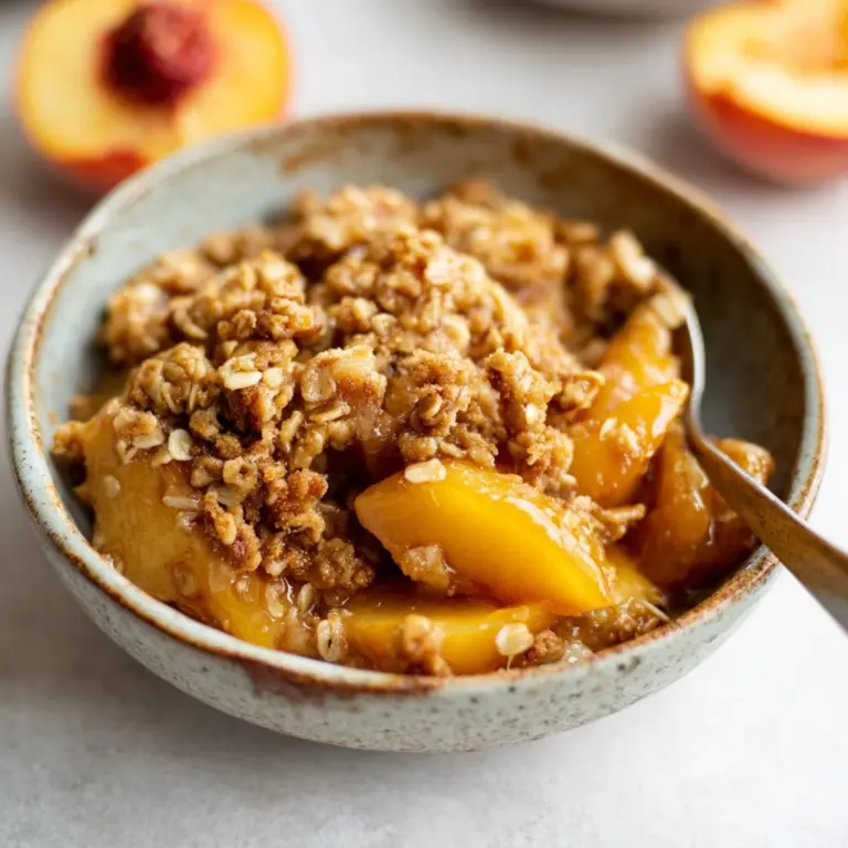 Peach Crisp Recipe