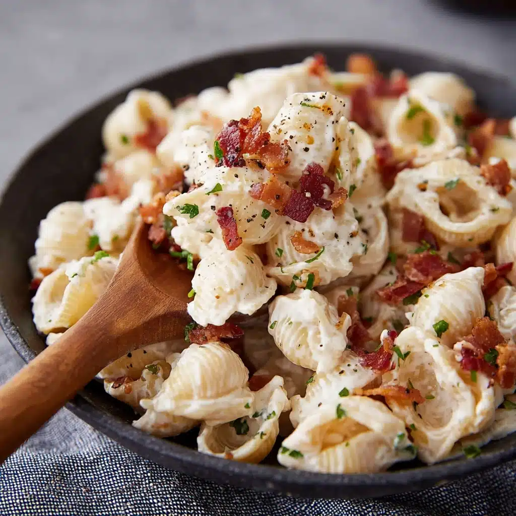 Creamy Bacon Cheddar Ranch Pasta Salad Recipe