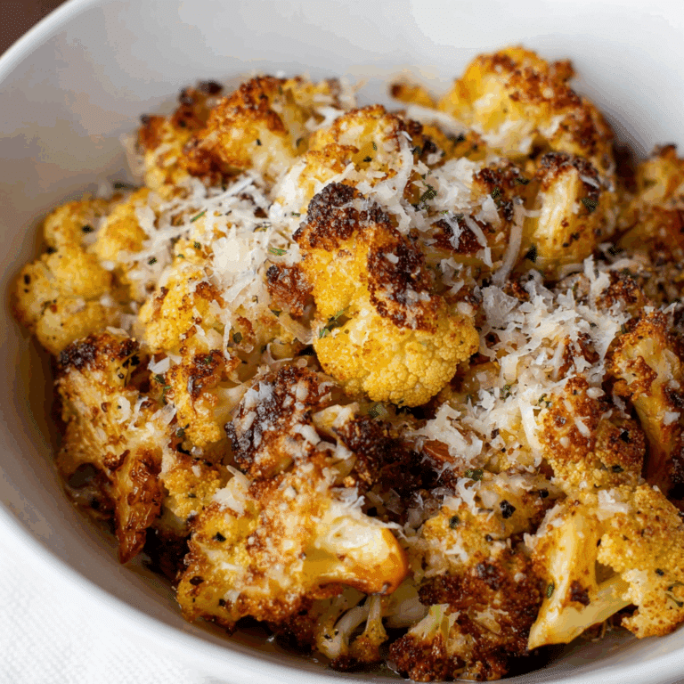 Crispy Roasted Cauliflower Recipe
