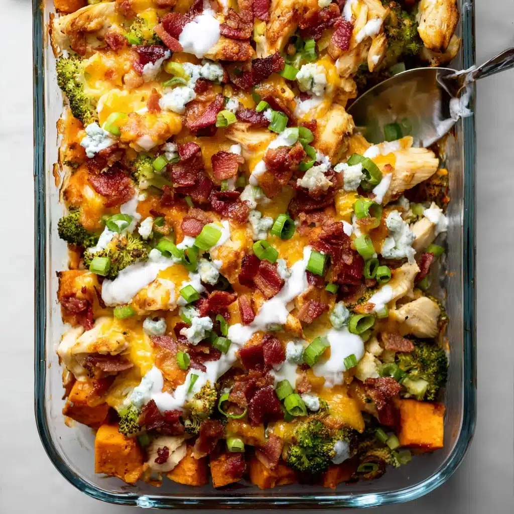 Buffalo Chicken Sweet Potato Casserole Recipe - Recipe Image
