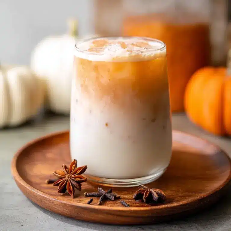Iced Pumpkin Cream Chai Tea Latte Recipe