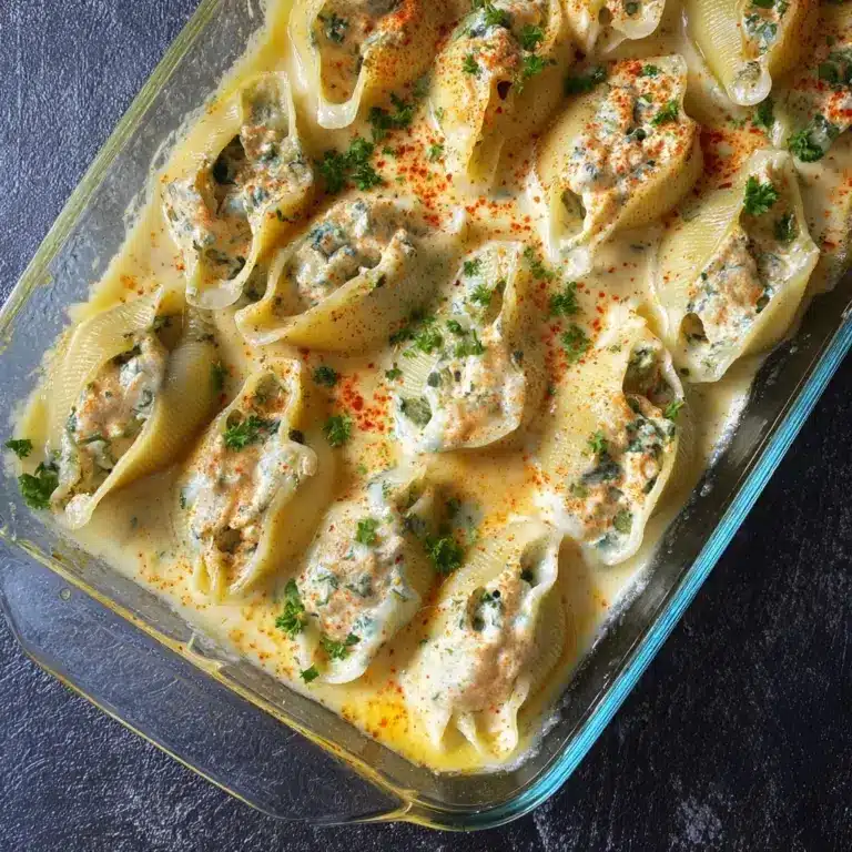 Seafood Stuffed Shells with Shrimp and Crab Recipe