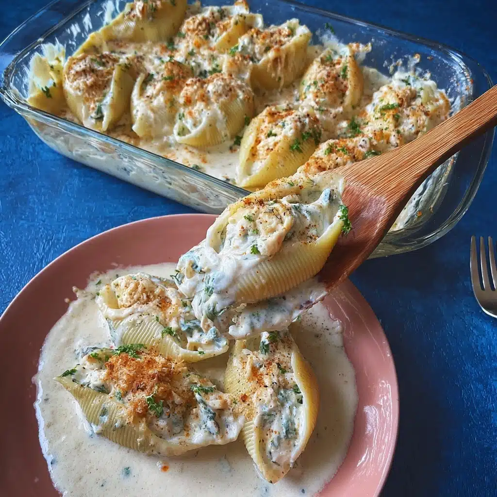 Seafood Stuffed Shells with Shrimp and Crab Recipe - Recipe Image