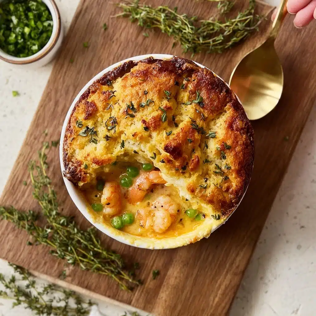 Seafood Pot Pie (with Cheddar Bay Crust) Recipe - Recipe Image