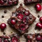 Roasted Chocolate Cherry Brownies Recipe