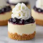 Juicy Mini Lemon Blueberry Cheesecakes Recipe