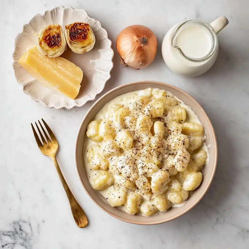 Creamy Roasted Garlic Gnocchi Recipe