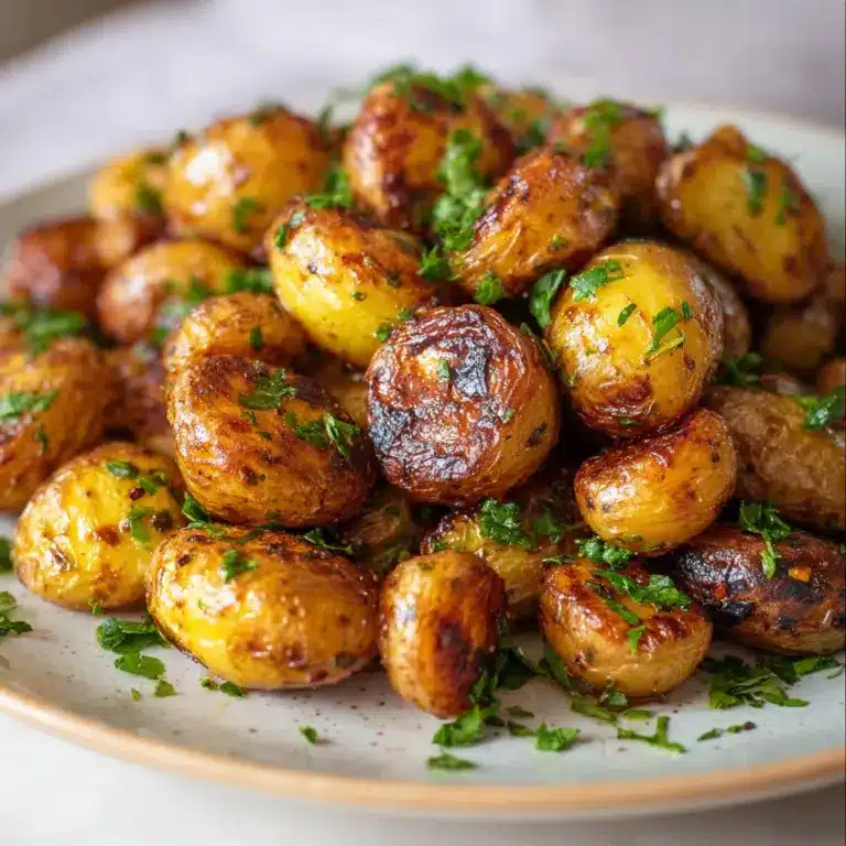 Crispy Potatoes with Garlic Butter and Herbs Recipe