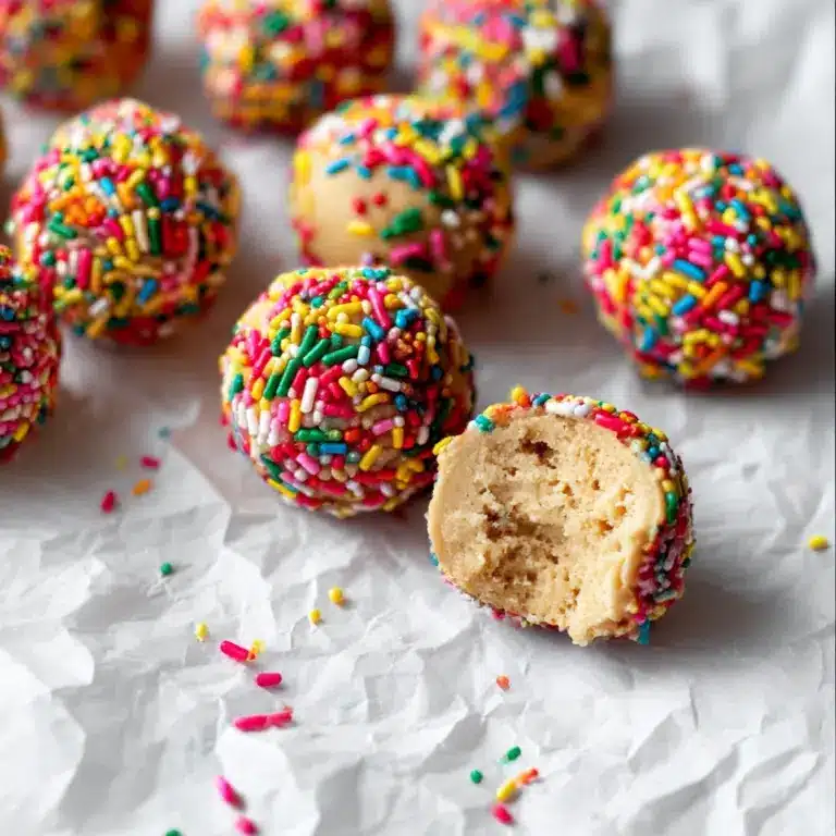 Cake Batter Protein Balls Recipe