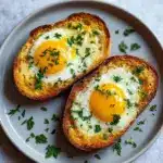 Egg and Cheese Toasts Recipe