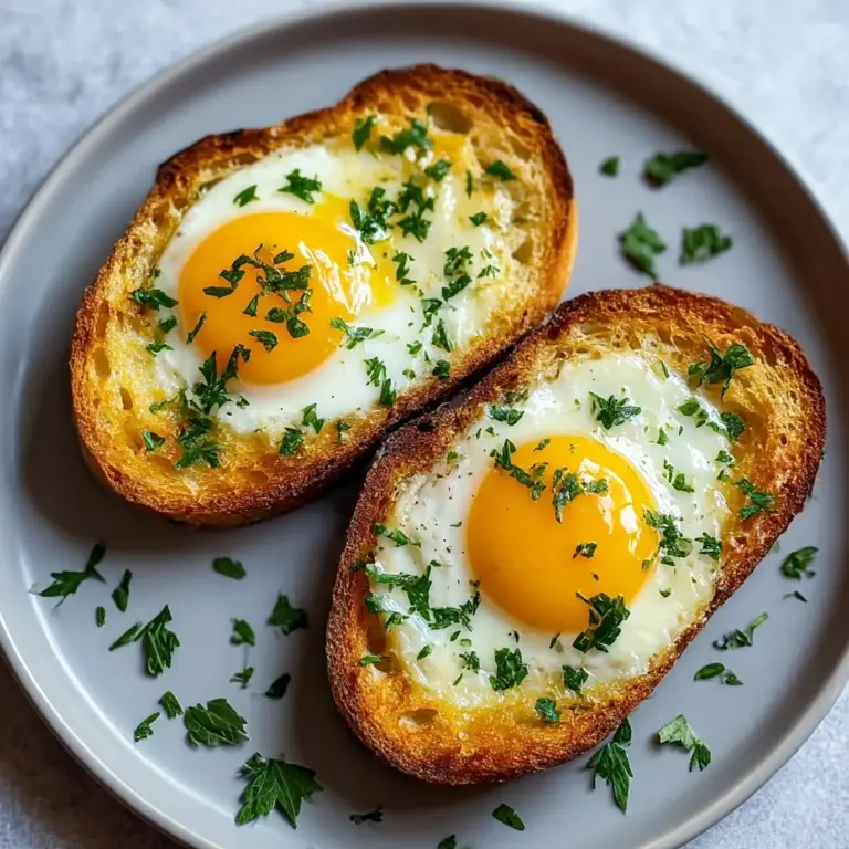 Egg and Cheese Toasts Recipe