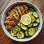 Easy Asado Chicken with Lemon Zucchini Sauté Recipe