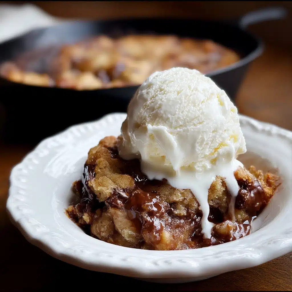 Brown Butter S'mores Chocolate Chip Cookie Skillet Recipe - Recipe Image