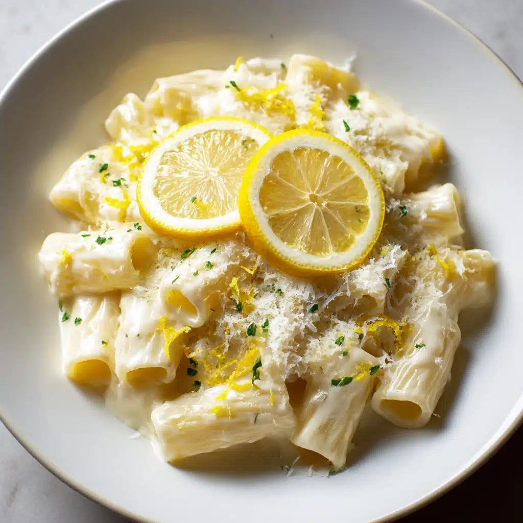 Creamy Lemon Pasta: A Zesty, Velvety Comfort Dish Recipe