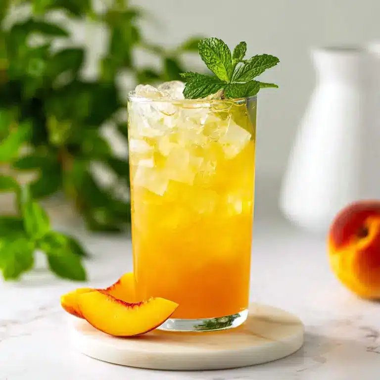 Iced Peach Green Tea Recipe