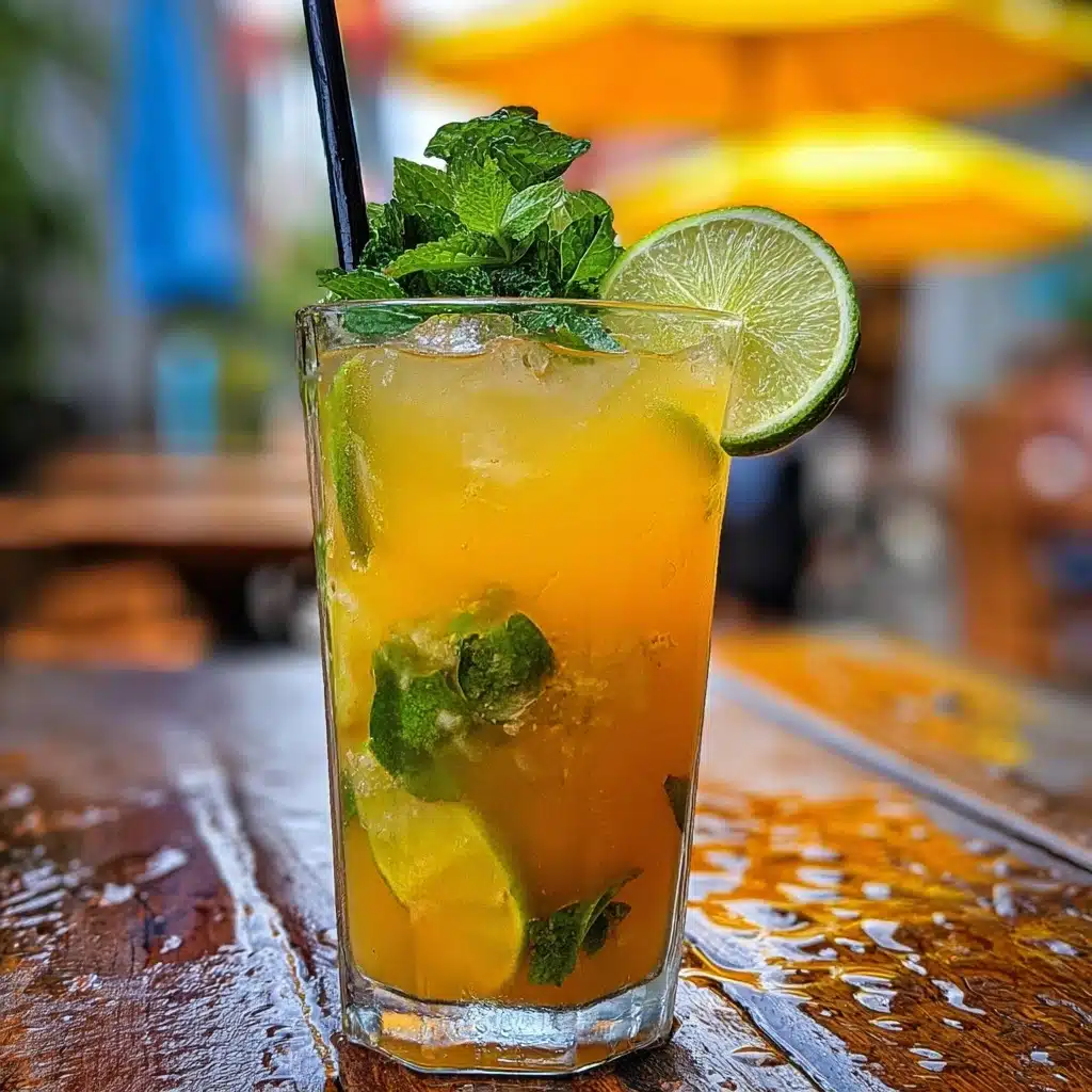 Thai Basil Lime Tea Recipe - Recipe Image