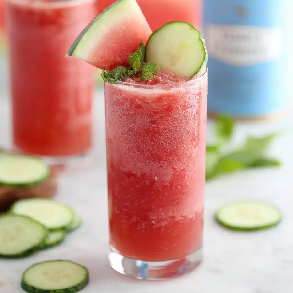 Watermelon + Cucumber Cooler Recipe - Recipe Image