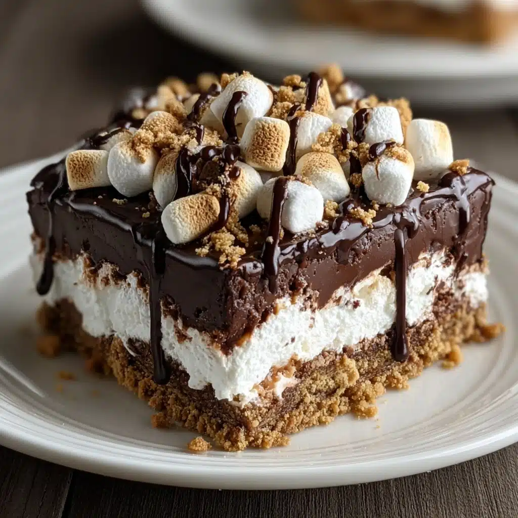 S’mores Lasagna Graham Chocolate Marshmallow Recipe