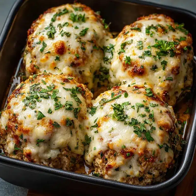 Quick Garlic Parmesan Chicken Meatloaf Recipe