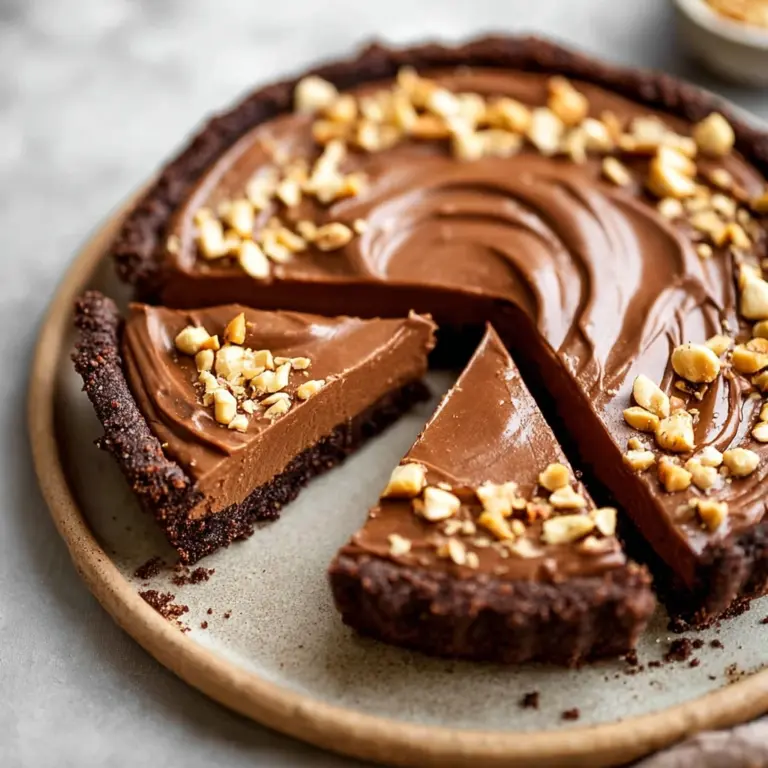 Brownie Bottom Nutella Pie Recipe