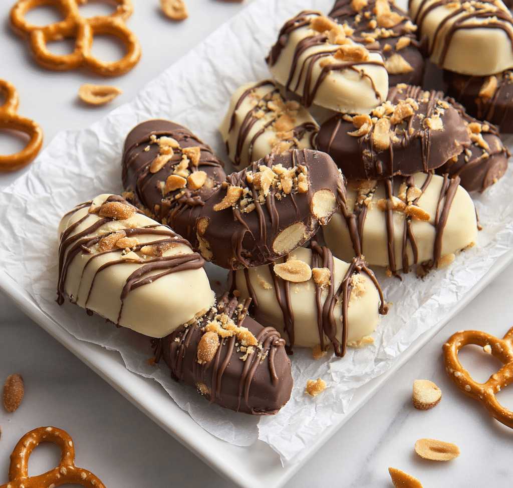 Chocolate Peanut Butter Pretzel Candies Recipe