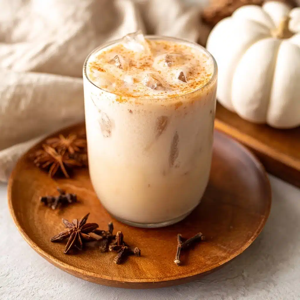 Iced Pumpkin Cream Chai Tea Latte Recipe - Recipe Image