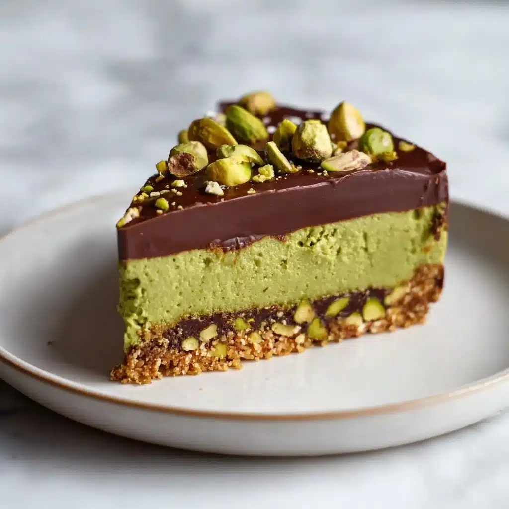 Chocolate Pistachio Ganache Tart Recipe