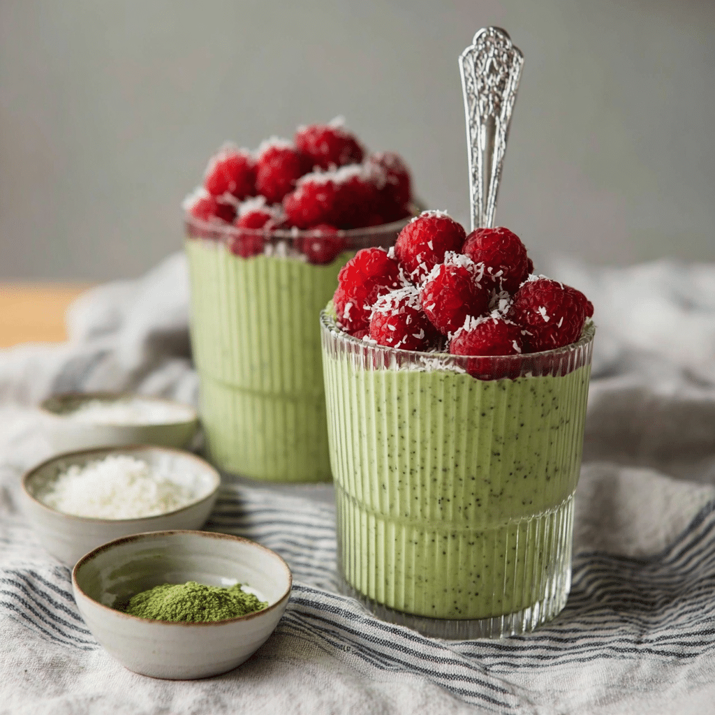 Energizing Matcha Overnight Oats With Greek Yogurt Recipe - Recipe Image