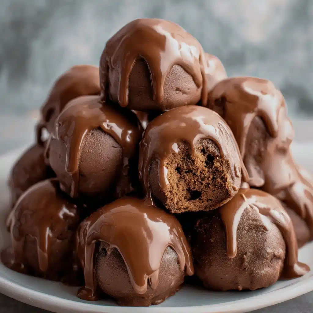 No-Bake Cottage Cheese Brownie Batter Protein Bites Recipe - Recipe Image
