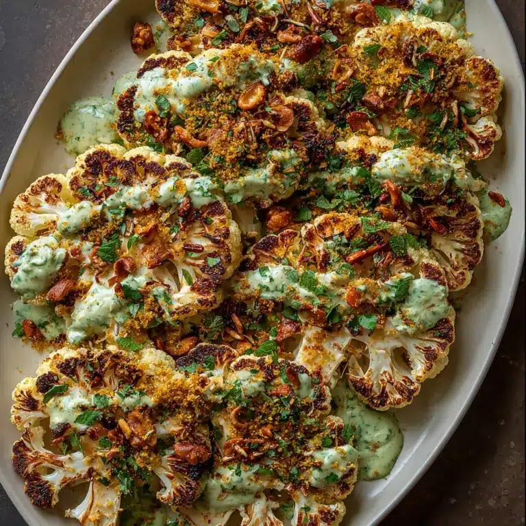 Cauliflower Steaks with Caramelized Shallots Recipe