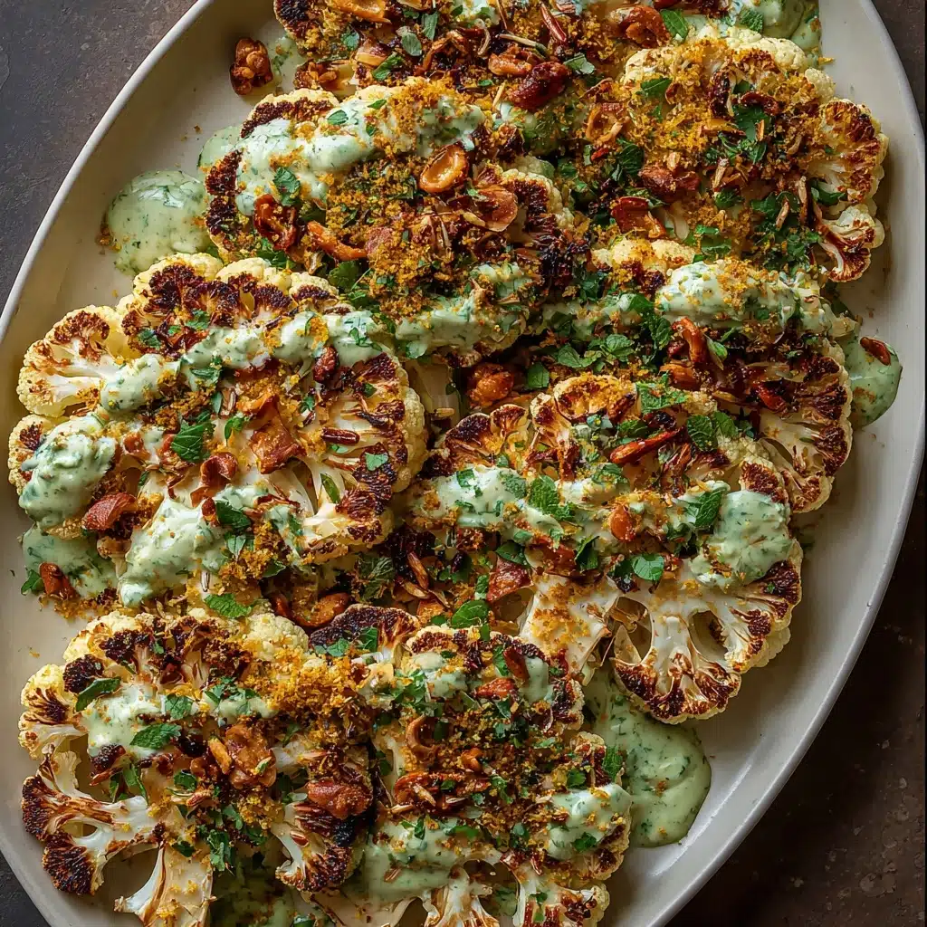 Cauliflower Steaks with Caramelized Shallots Recipe