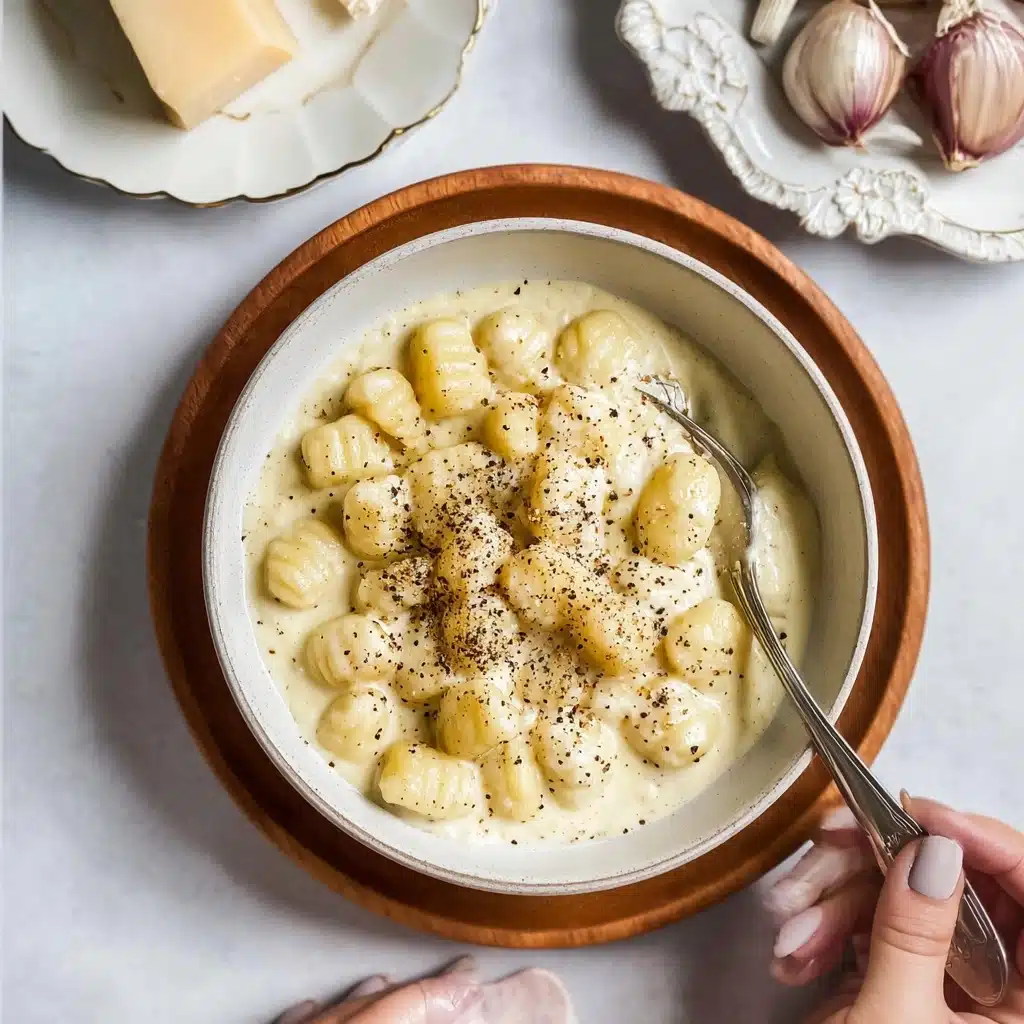 Creamy Roasted Garlic Gnocchi Recipe - Recipe Image