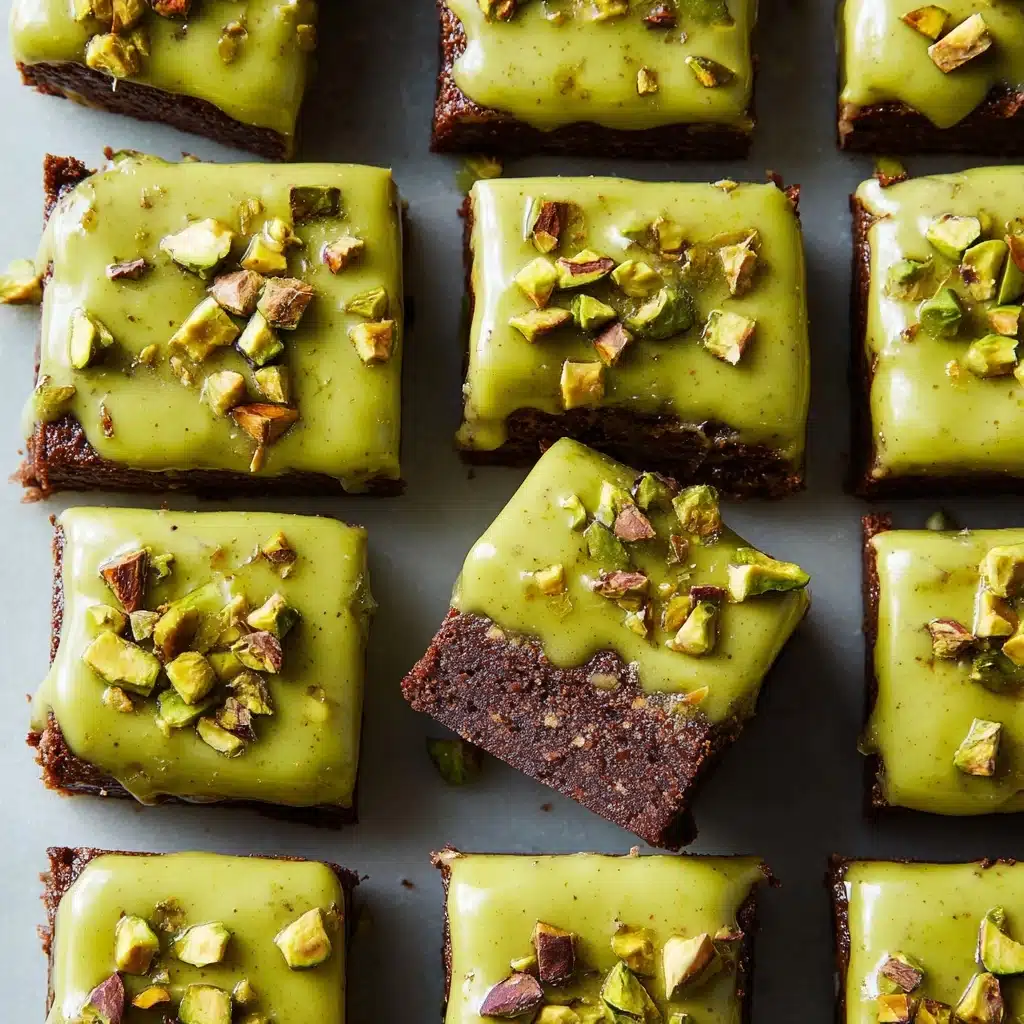 Pistachio Brownies Recipe - Recipe Image