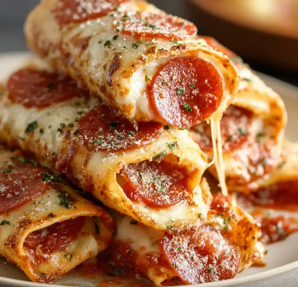 Low-Calorie Pizza Rolls (3-Ingredient Hack!) Recipe