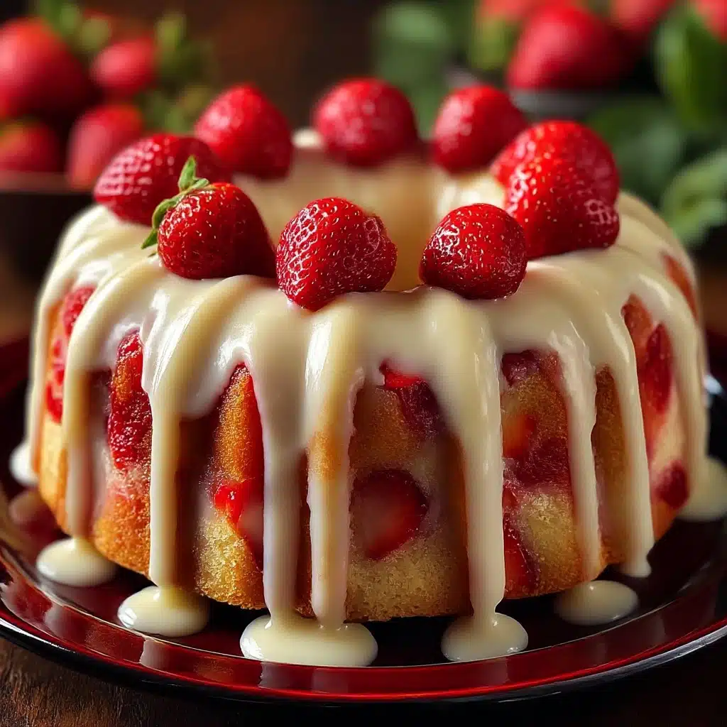The Ultimate Strawberry Cream Cheese Pound Cake Recipe - Recipe Image