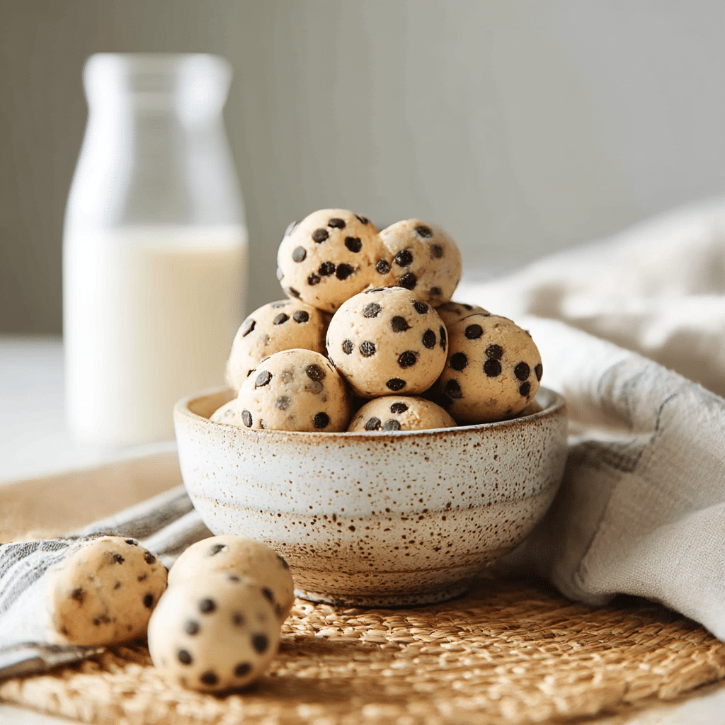 Protein Cottage Cheese Cookie Dough Bites Recipe - Recipe Image
