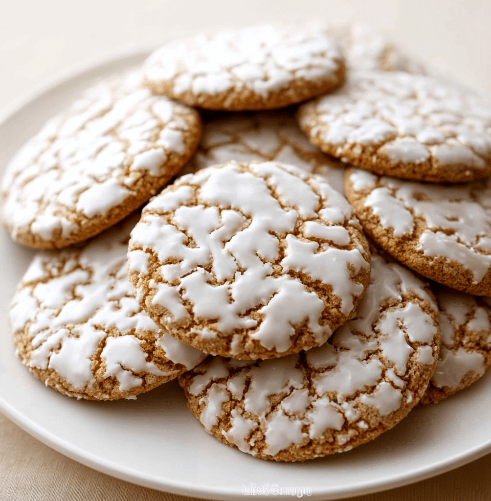 Old-Fashioned Iced Oatmeal Cookies Recipe