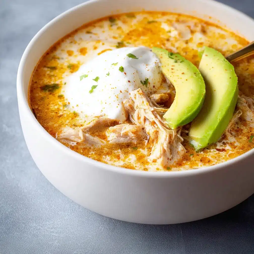 Keto White Chicken Chili Recipe - Recipe Image
