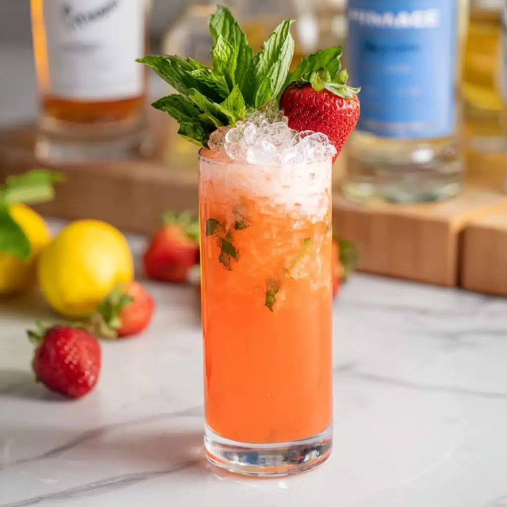Strawberry Basil Sparkler Recipe