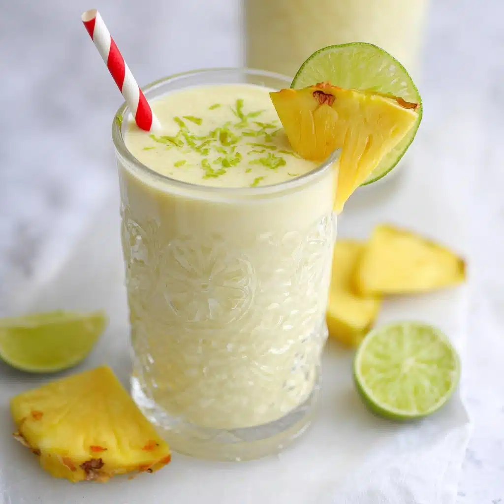 Pineapple Coconut Lime Smoothie Recipe