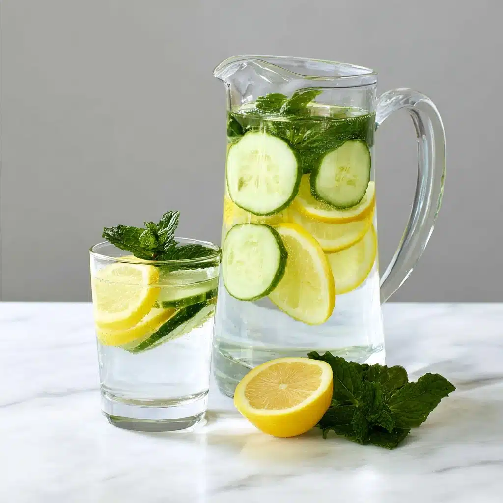 Cucumber Lemon Mint Water Recipe