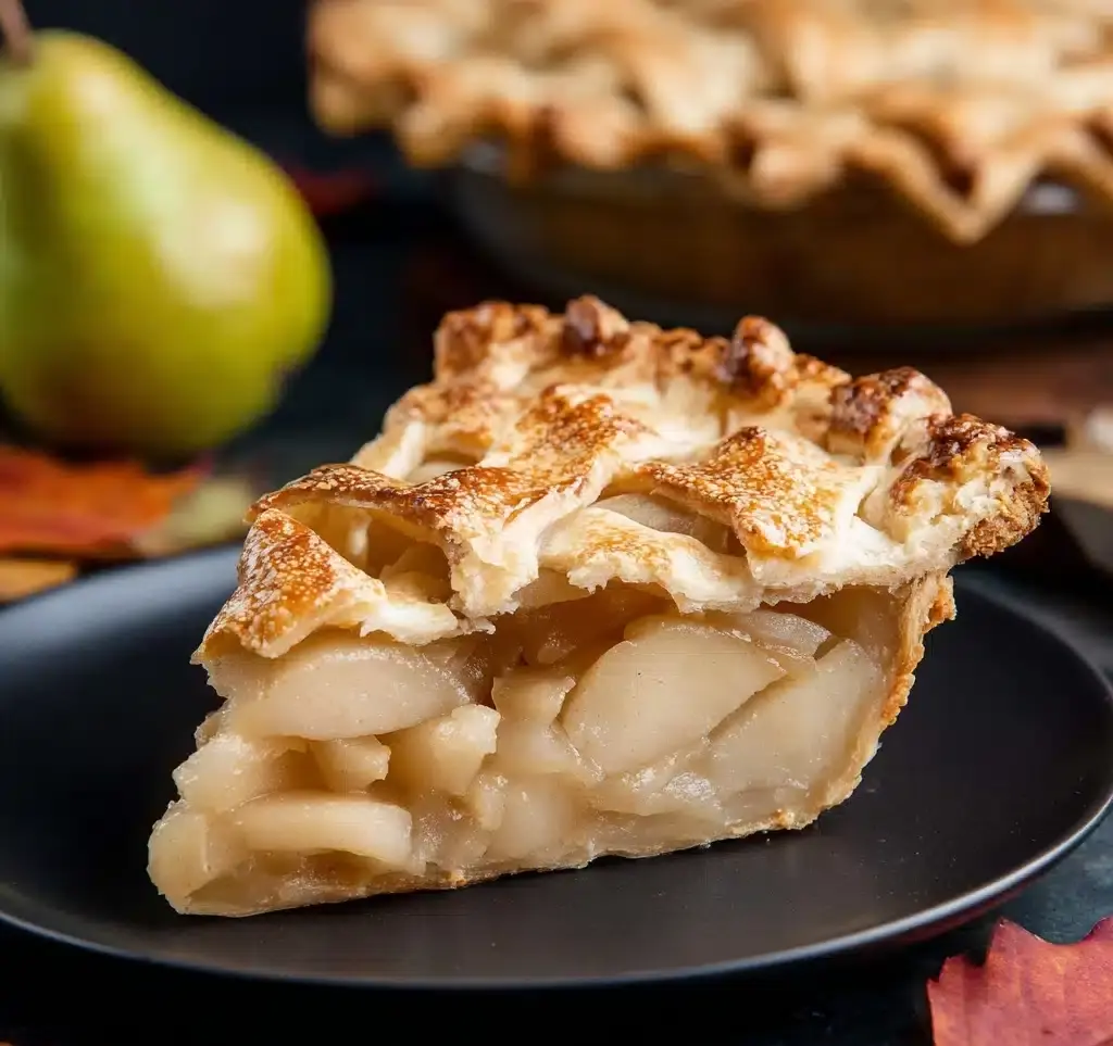 Maple Ginger Pear Pie Recipe
