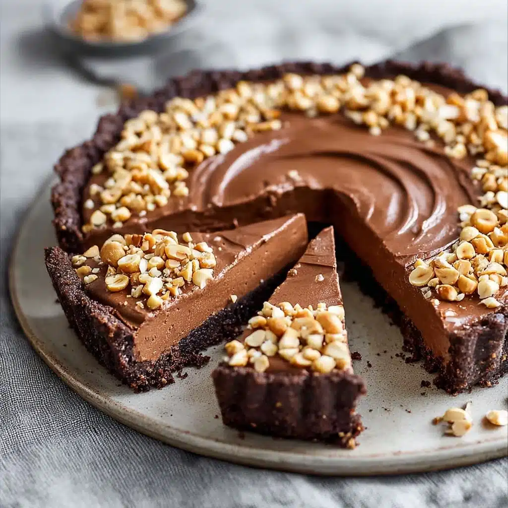 Brownie Bottom Nutella Pie Recipe - Recipe Image