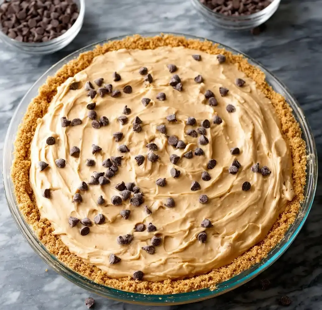 Chocolate Chip Peanut Butter Pie Recipe