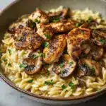 Marsala Chicken Orzo Recipe