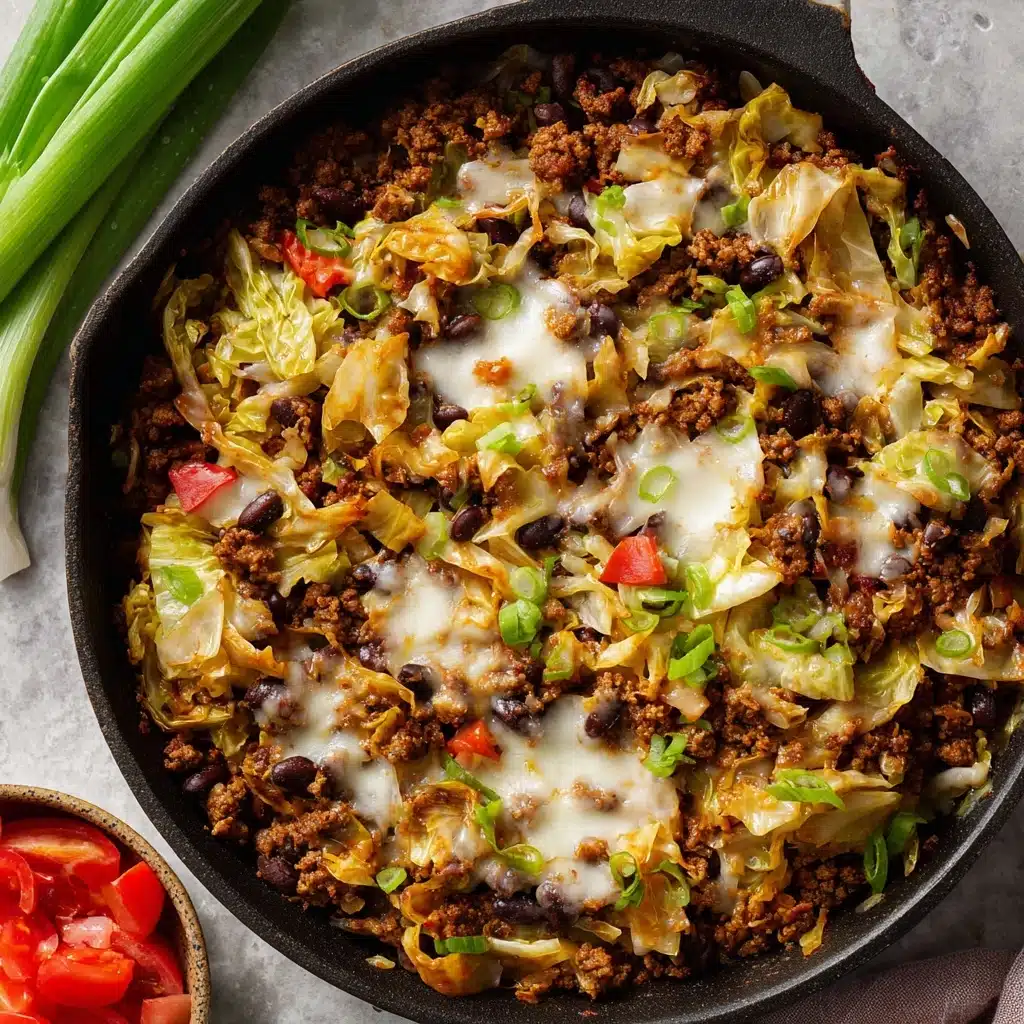 Low Carb Cabbage Taco Skillet (Keto-Friendly) Recipe - Recipe Image