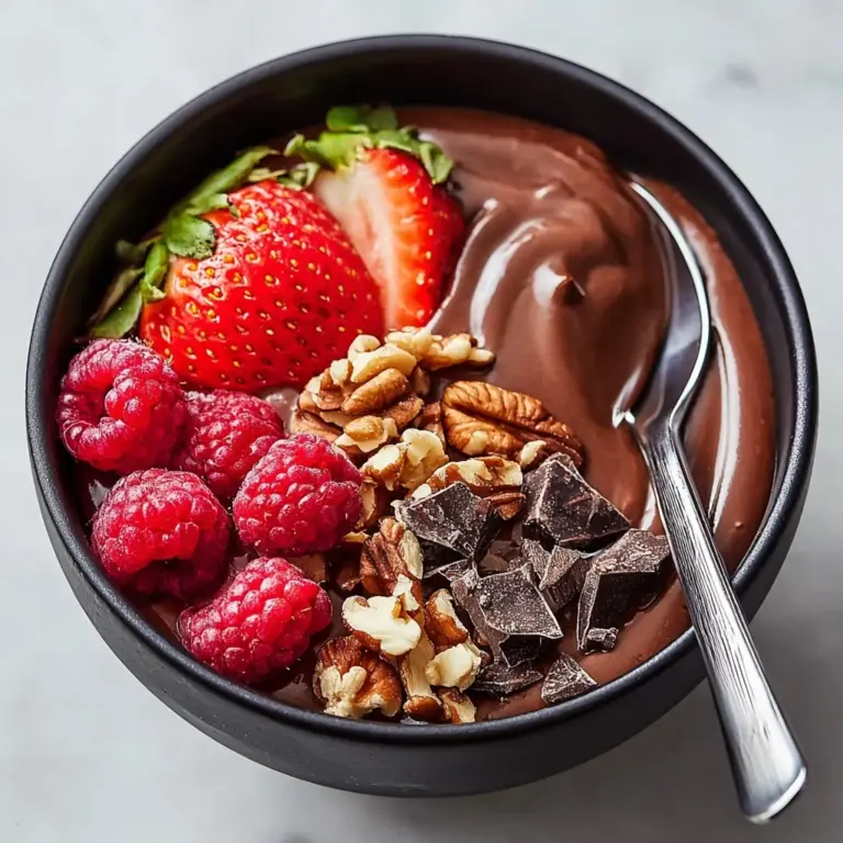 Chocolate Protein Pudding Recipe