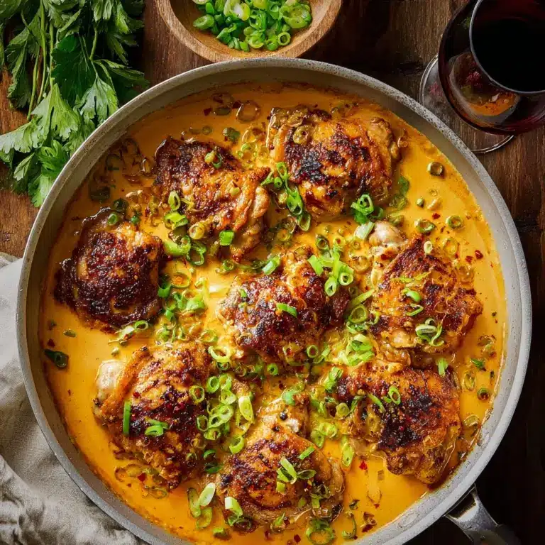 Skillet Bang Bang Chicken Thighs Recipe